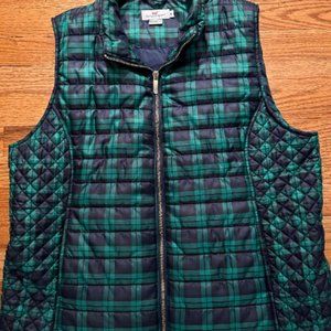 Vineyard Vines Plaid Quilted Vest
